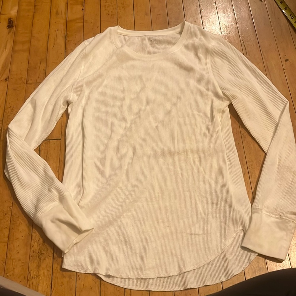 Old Navy | White Waffle Knit